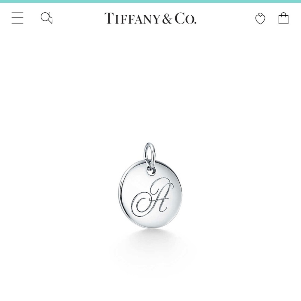Tiffany’s M Pendant